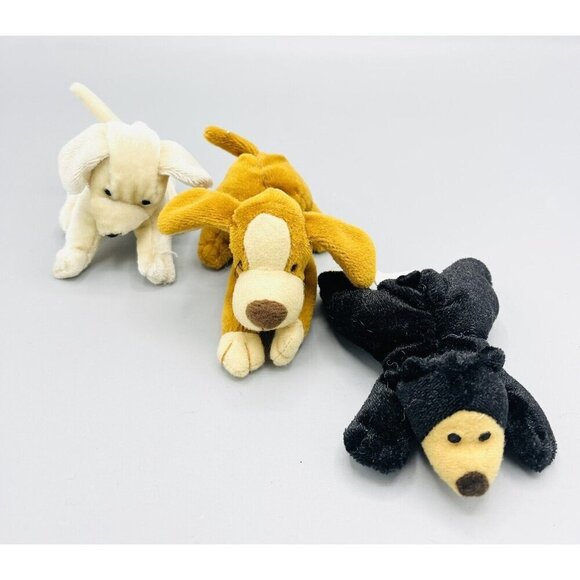 Lot of 3 Animal Alley Mini Plush Darby & Jesse Dog Cole Bear McDonalds 2001 - Picture 8 of 8